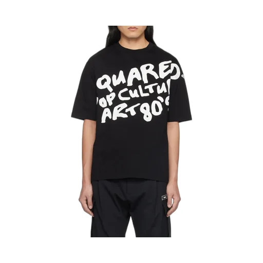 Slogan-Printed Crewneck T-Shirt