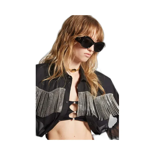 Fringed Long-Sleeved Shirt
