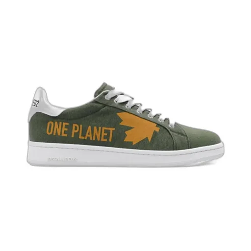 Boxer Leaf-Graphic Low-Top Sneakers