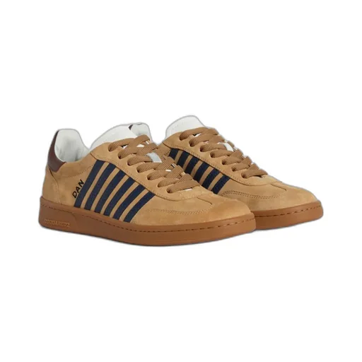 Stripe Pattern Low-Top Sneakers