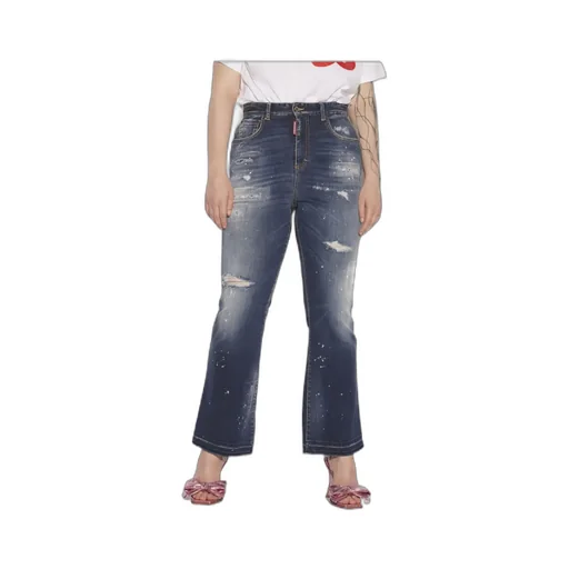 Distressed Flared Jeans