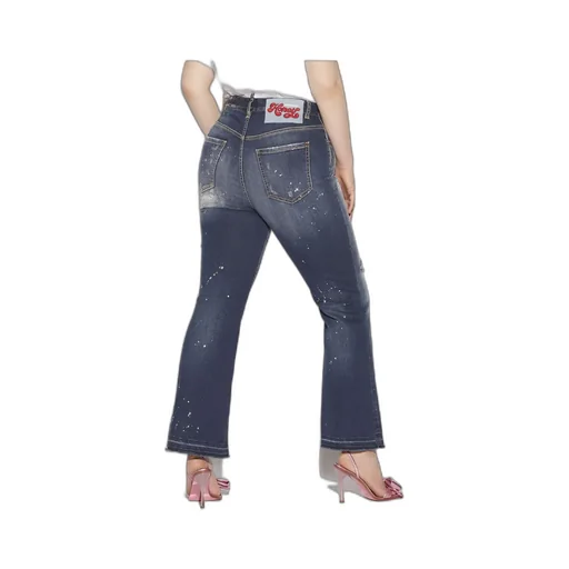 Distressed Flared Jeans