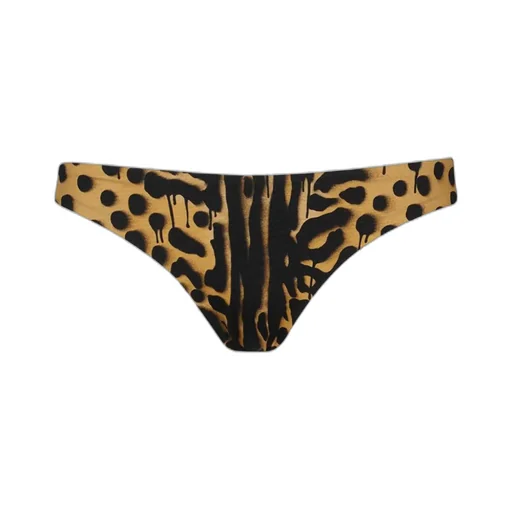Animal-Print Bikini Bottom