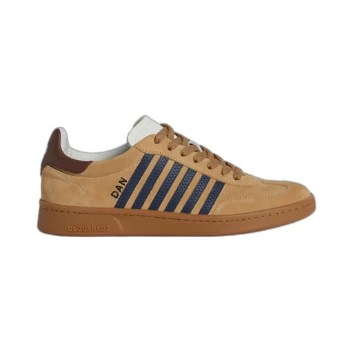 Stripe Pattern Low-Top Sneakers