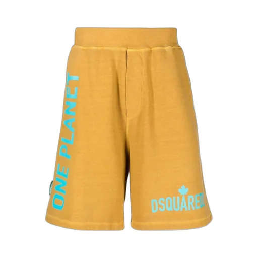 Logo Printed Bermuda Shorts
