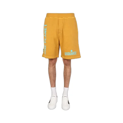 Logo Printed Bermuda Shorts
