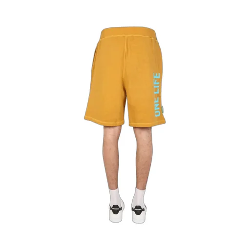Logo Printed Bermuda Shorts