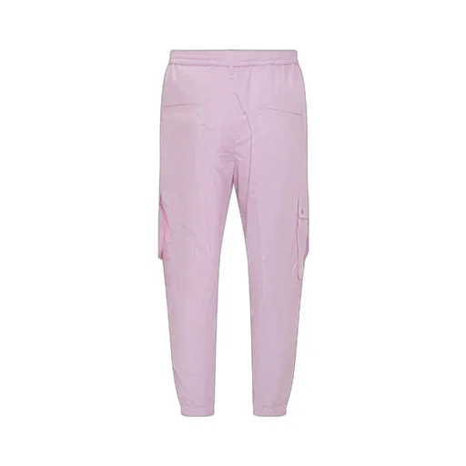 Logo Print Tapered Cargo Pants