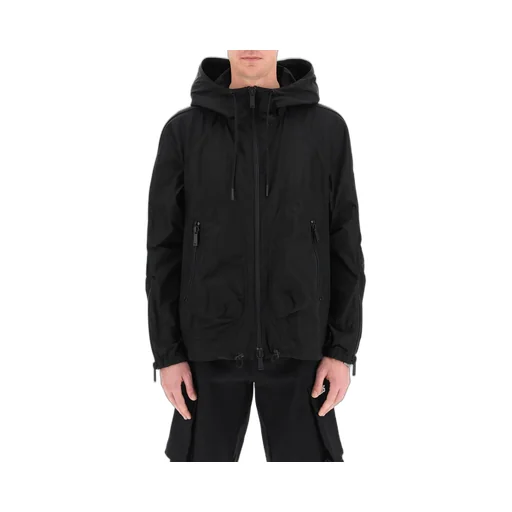 Zipped-Sleeves Hooded Jacket