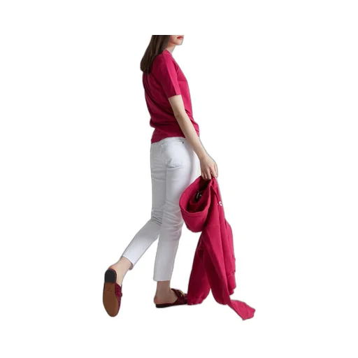 Low-Rise Stretched Jeans