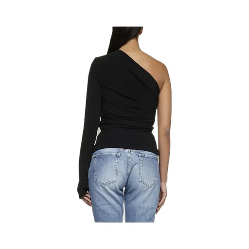 One-Shoulder Long-Sleeve Top