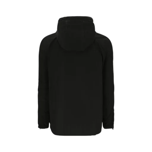 Zipped-Sleeves Hooded Jacket