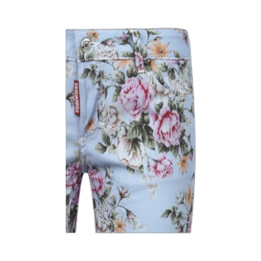 Floral Print Cropped Trousers