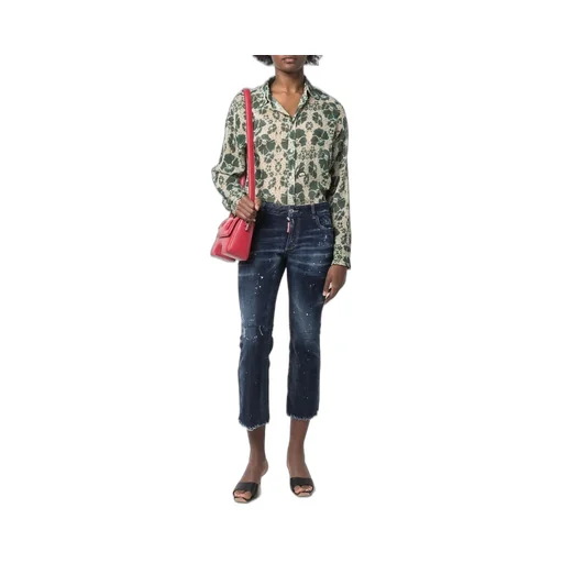 Distressed Flared Jeans