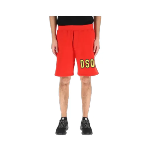 Logo Print Cotton Shorts
