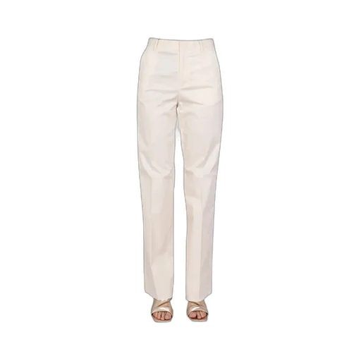 Pleat-Front Detail Pants
