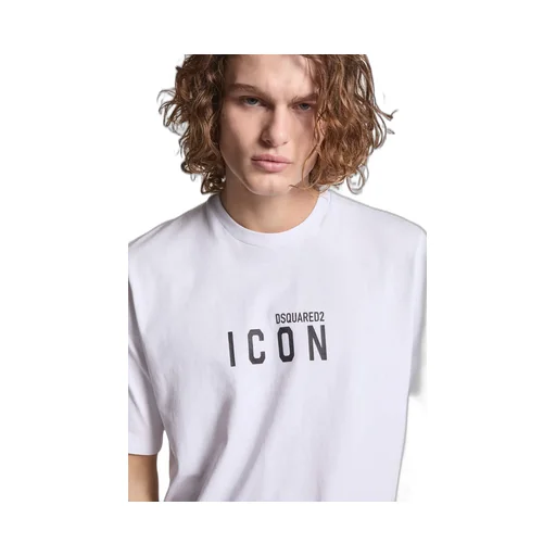 Icon Logo Printed Crewneck T-Shirt