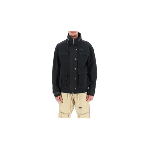 Logo Printed Quilted Jacket