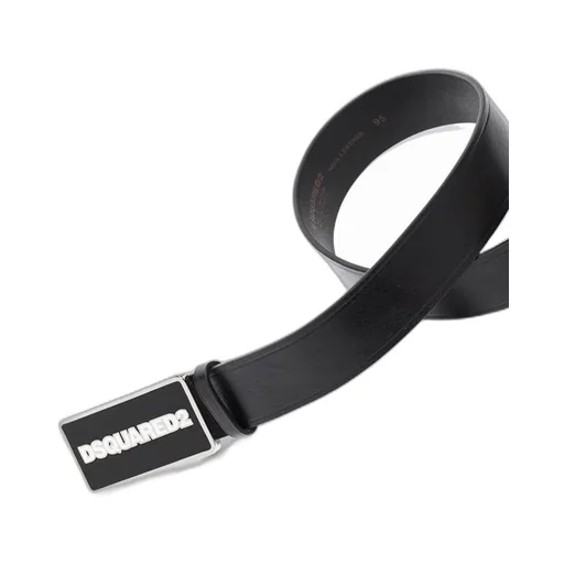 Logo Plaque Buckle Belt