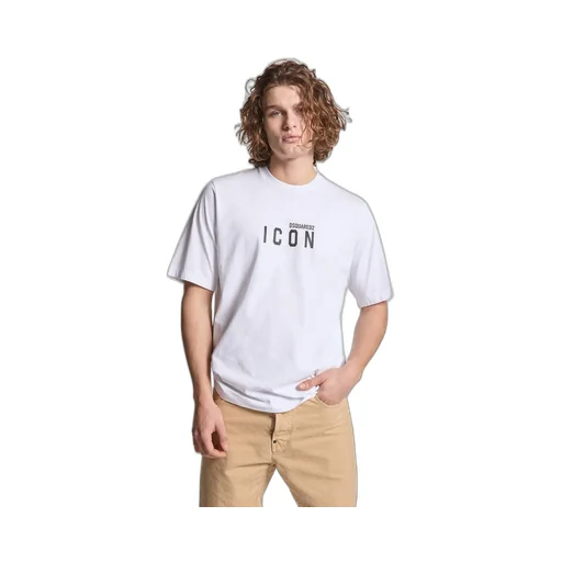 Icon Logo Printed Crewneck T-Shirt