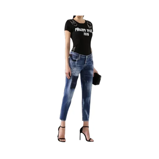 Logo Details Jeans