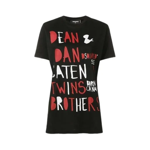 Dean & Dan Caten Twins Brothers Printed T-Shirt