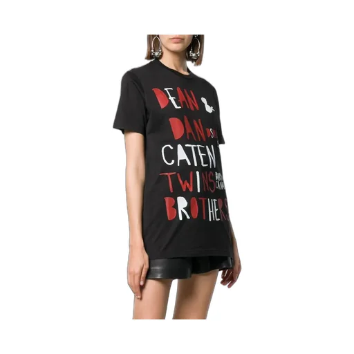 Dean & Dan Caten Twins Brothers Printed T-Shirt