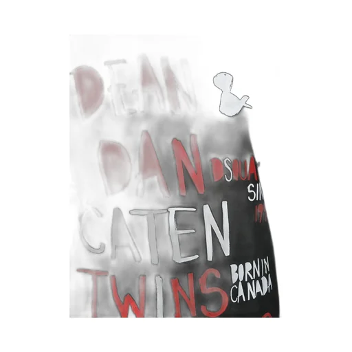 Dean & Dan Caten Twins Brothers Printed T-Shirt