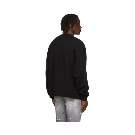 Logo-Print Cotton Jumper