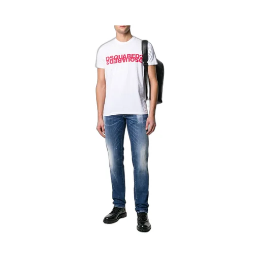 Double Logo Printed T-Shirt
