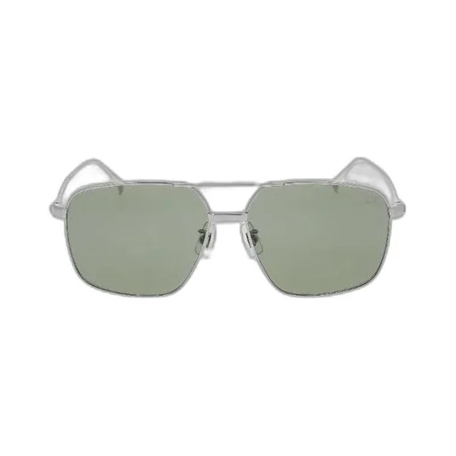 Angular Hammered-Arm Aviator Sunglasses