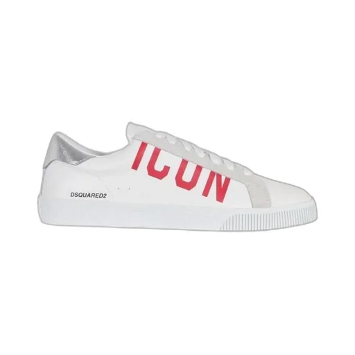 Icon Print Low-Top Sneakers