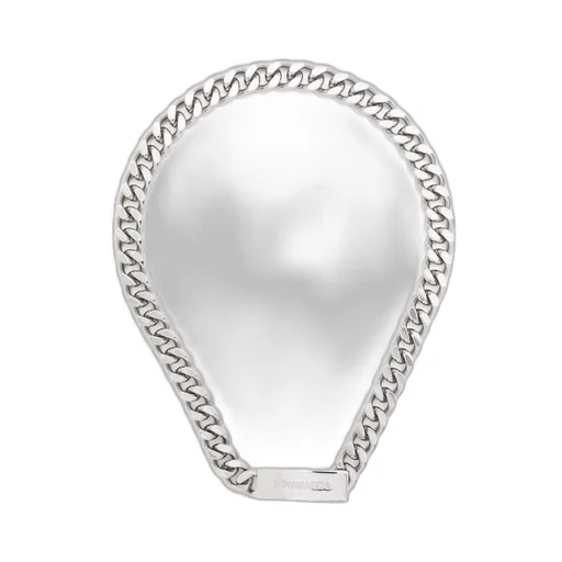 Logo Plaque Chain Necklace