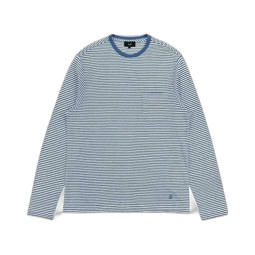 Logo Round Collar Long-Sleeved T-Shirt