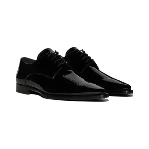 Ibra Tapered Toe Lace-Up Shoes