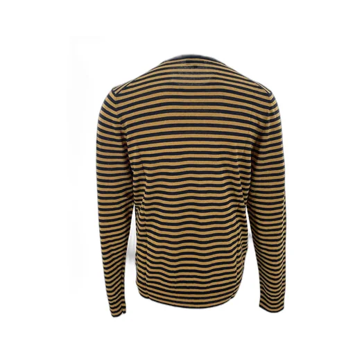 Round-Neck Striped Sweater