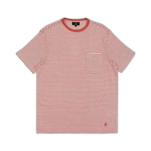Round Collar Striped T-Shirt