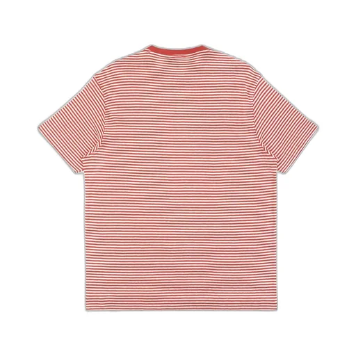 Round Collar Striped T-Shirt