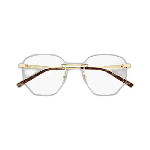 Rimless Hexagonal Frame Glasses