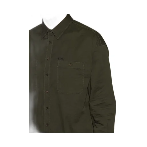 Logo Printed Chest Pocket Shirt