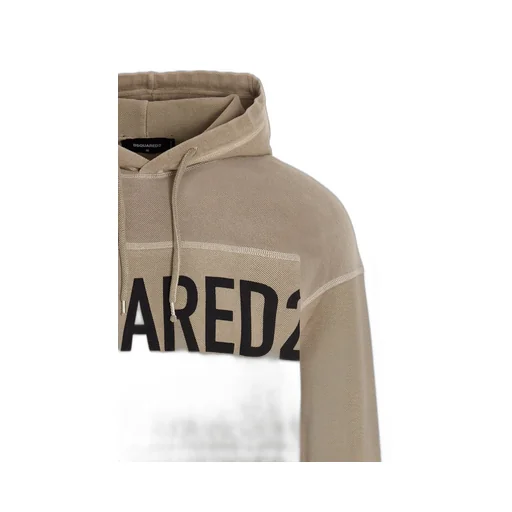 Logo Print Drawstring Hoodie