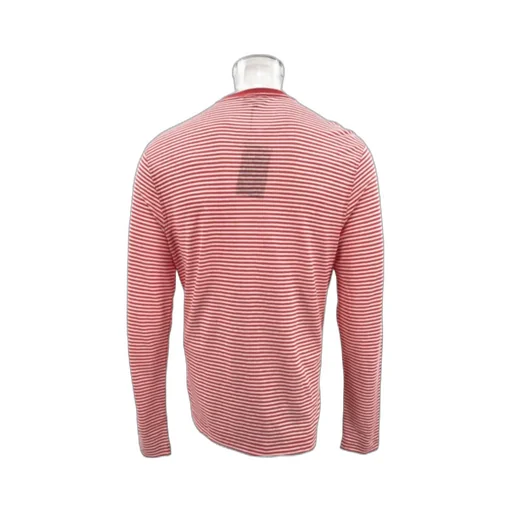 Round Collar Striped T-Shirt