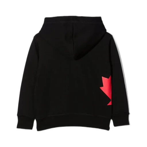 Long-Sleeved Logo Printed Hoodie