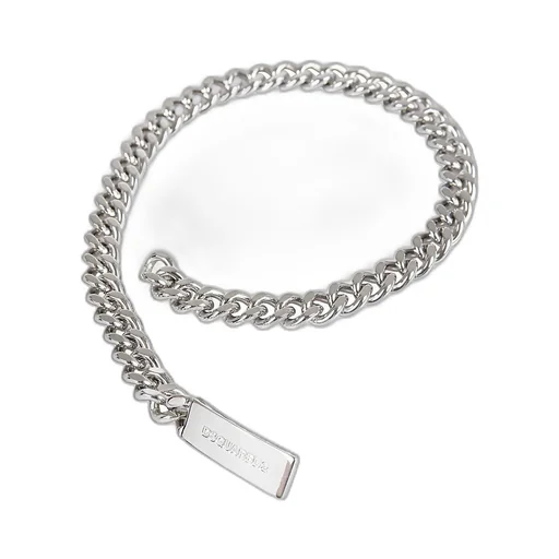 Logo Plaque Chain Necklace