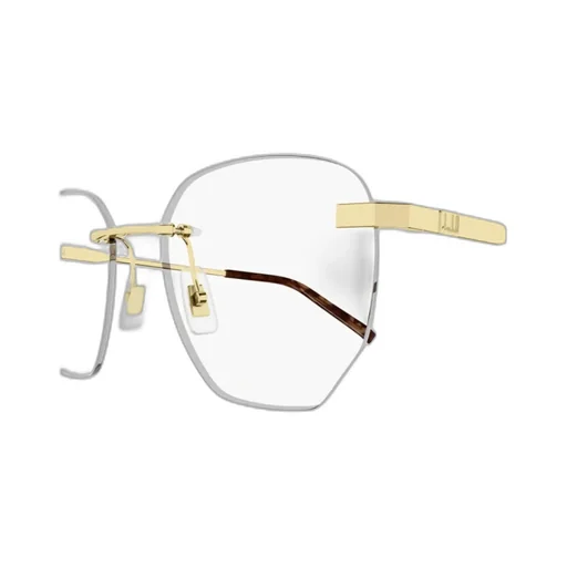 Rimless Hexagonal Frame Glasses