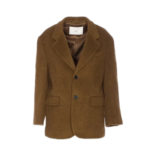 Buttoned V-Neck Jacket