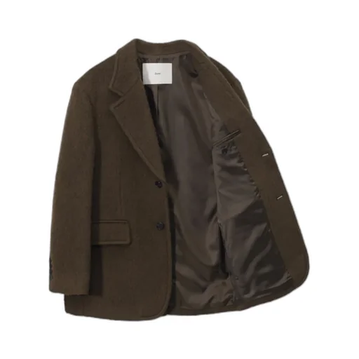 Buttoned V-Neck Jacket