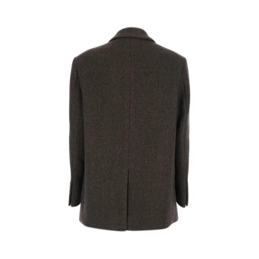 Notched Revers Cashmere Jacket