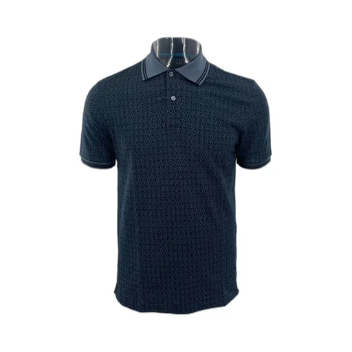 Buckle Short-Sleeved Polo Shirt