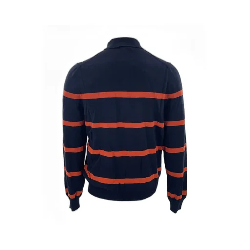 Buckle Long-Sleeved Polo Shirt